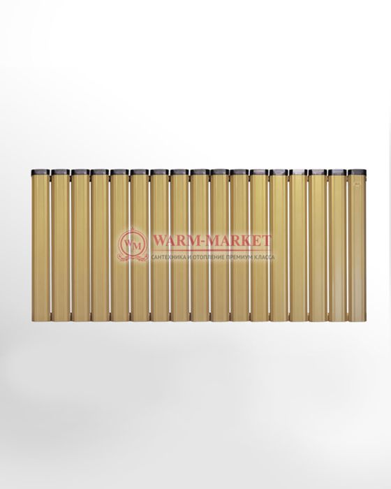 Горизонтальный дизайн радиатор Anit Pioneer 500 анодированный алюминий цвет золото | Фото 5