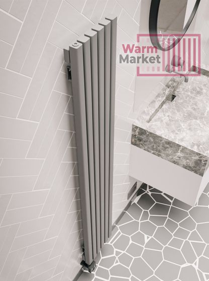 Axxinot Fortalla 40х40 VE - вертикальный электрический радиатор высотой 1250 мм, 7 секций