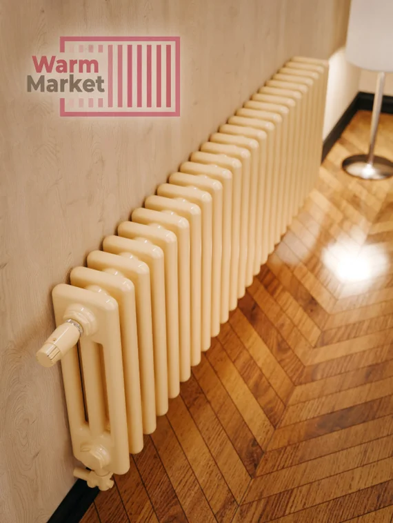 Axxinot Sentir 3020 - стальной трубчатый радиатор, нижнее подключение с термостатикой N69 твв