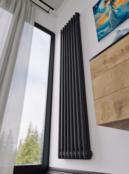 Bronto Pipe 2190 - двухтрубный трубчатый радиатор высотой 1900 мм, боковое подключение