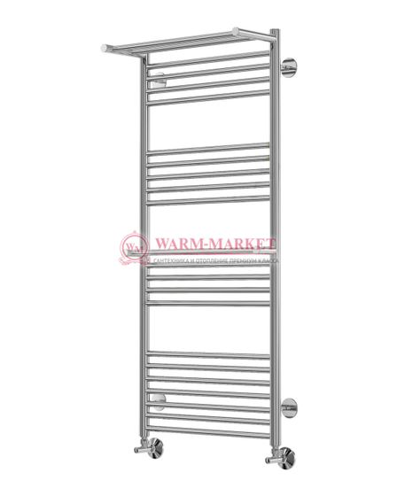 Аврора П22-3 - электрический полотенцесушитель с двумя полками, белый