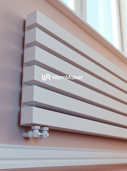 Bareng Livian Z 1000 - горизонтальный трубчатый радиатор шириной 1000 мм, нижнее левое подключение