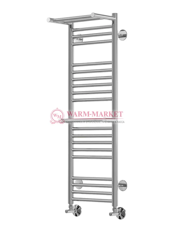 Аврора П20-1- водяной полотенцесушитель с двумя полками