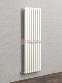 Вертикальный трубчатый радиатор Solira 2180 Elis, N69 нижнее подключение, белый