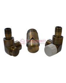 Комплект термостатический Exclusive 6017 Античная Латунь