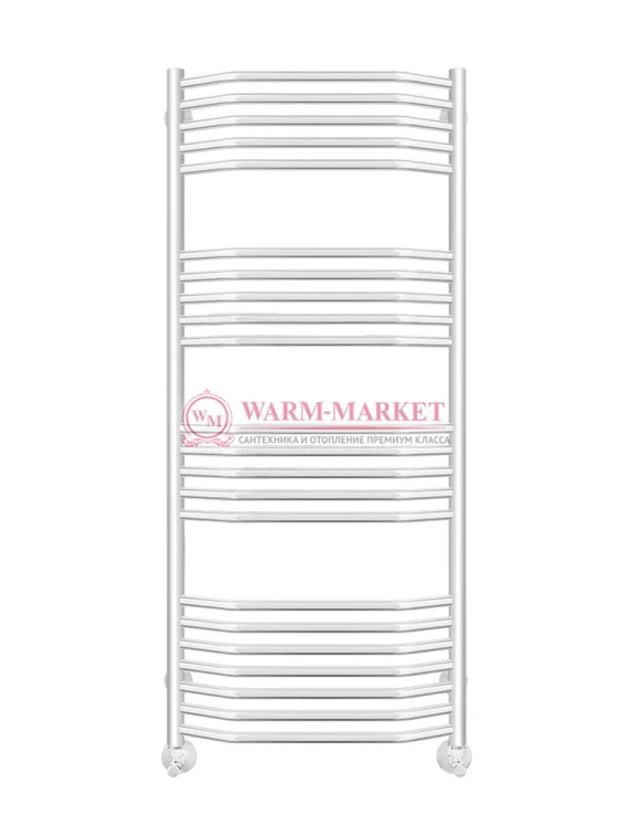 Виктория П22 - водяной полотенцесушитель, нижнее подключение