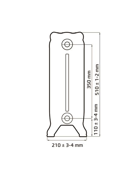 Windsor V&amp;R 350 - чугунный дизайн радиатор