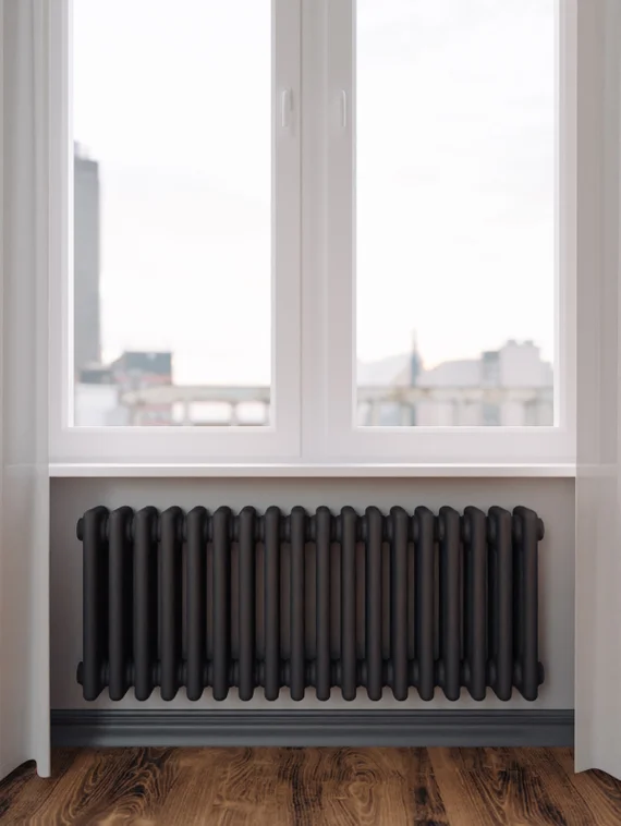 Bronto Pipe 3037 - трехтрубный трубчатый радиатор высотой 370 мм, боковое подключение