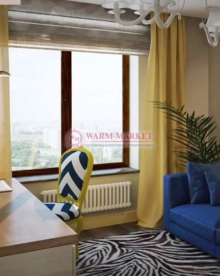 Трубчатый радиатор Arbonia 5030 пятитрубный, боковое подключение