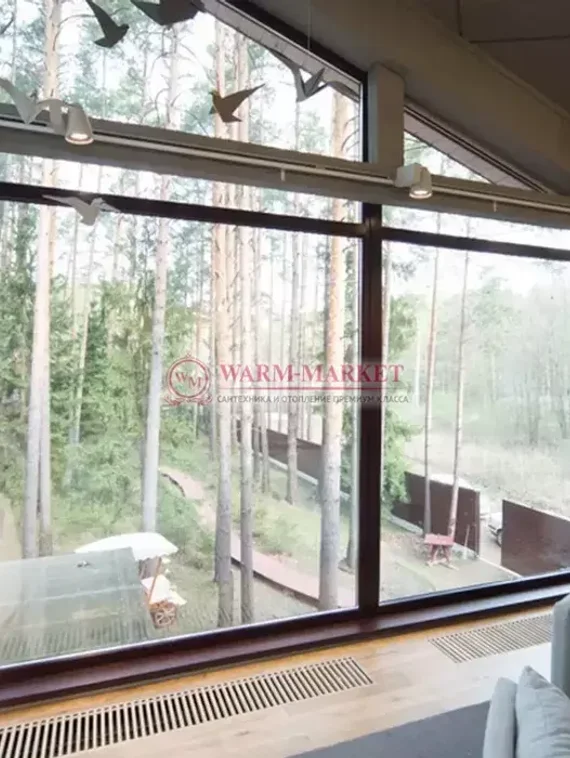 Внутрипольный конвектор KZTO Бриз B с вентилятором  260х80 220V