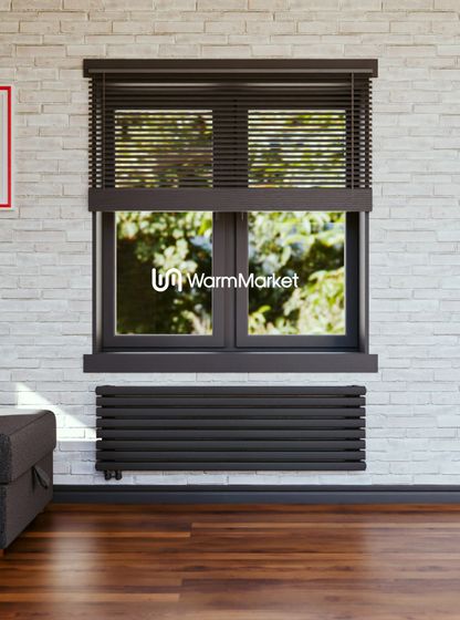 Bareng Tipe Z 1000 - горизонтальный трубчатый радиатор шириной 1000 мм, нижнее левое подключение