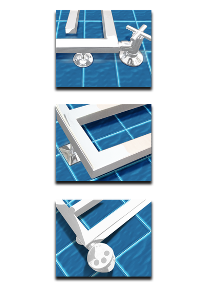 Corsica White - белый дизайн полотенцесушитель оригинальной формы