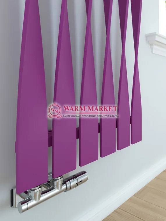 Terma Cyklon V - вертикальный водяной дизайн радиатор высотой 1600 мм