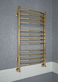 Victoria Bronze - бронзовый полотенцесушитель c перекладинами в форме трапеции.