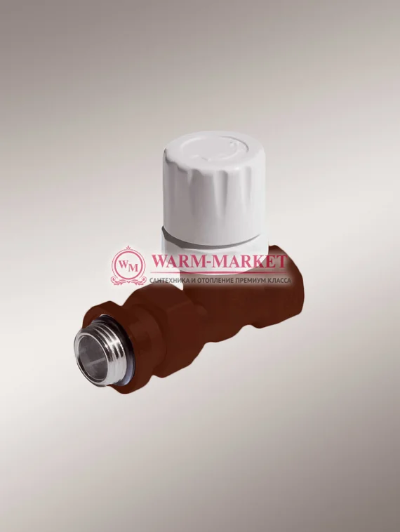 Purmo вентиль термостатический прямой ½ МТВ 130 коричневый
