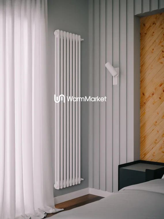 Bareng Softy 2140 - двухтрубный трубчатый радиатор высотой 1400 мм, боковое подключение