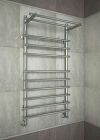 Vatra P - водяной полотенцесушитель с греющей полкой.