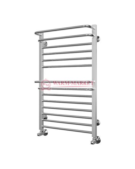 Орион - водяной полотенцесушитель, нижнее подключение, черный