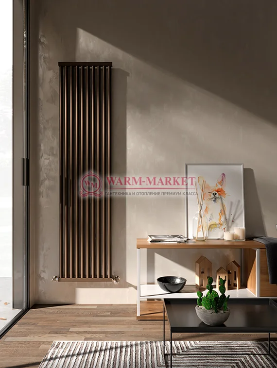 Mandarino Tondo 1200 - цветной радиатор из анодированного алюминия