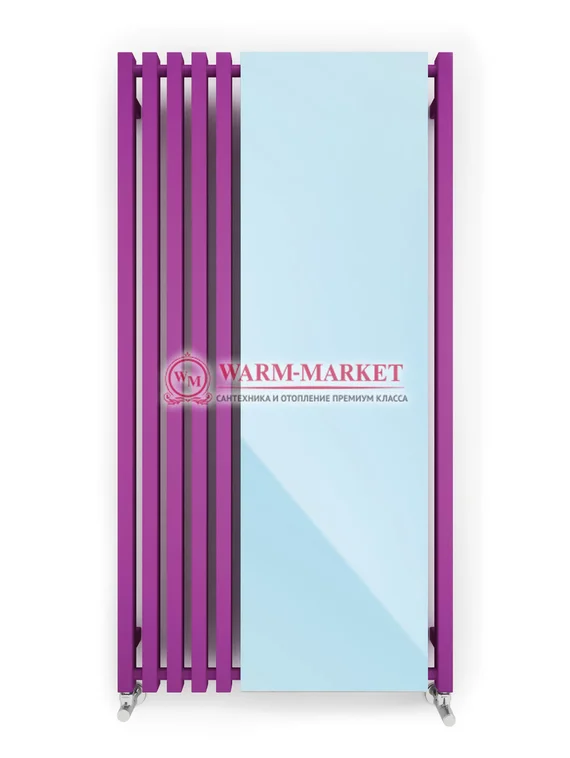 Terma Triga M - водяной или электрический дизайн радиатор с зеркалом высотой 1900 мм