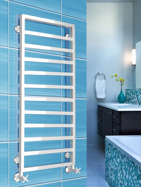 Bergamo - дизайн полотенцесушитель с квадратным профилем