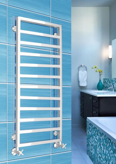 Bergamo - дизайн полотенцесушитель с квадратным профилем