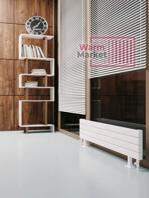 Axxinot Adero 30х60 ZN - горизонтальный радиатор на ножках шириной 500 мм, 3 секции