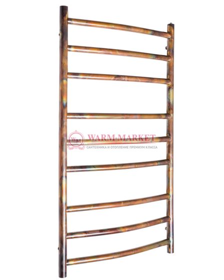 Fincopper (FC) - электрический полотенцесушитель из меди для ванной комнаты, цвет состаренная медь