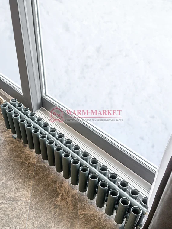 Трубчатый радиатор KZTO Garmonia V2 высотой 200 мм