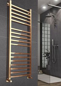 Quatro Bronze - бронзовый полотенцесушитель с квадратным профилем