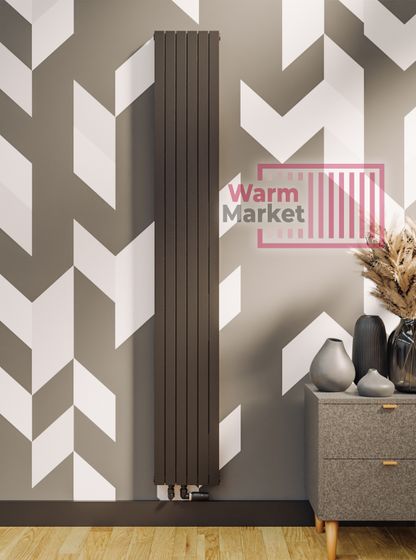 Solo V 2 1500 - вертикальный трубчатый радиатор из прямоугольного профиля двухтрубный