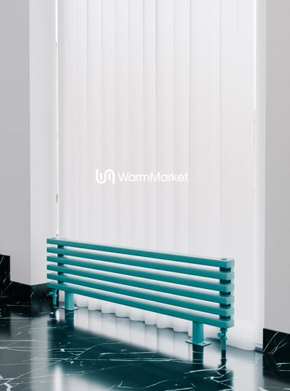 Bareng Select ZN 600 - напольный трубчатый радиатор шириной 600 мм, нижнее разнесенное подключение