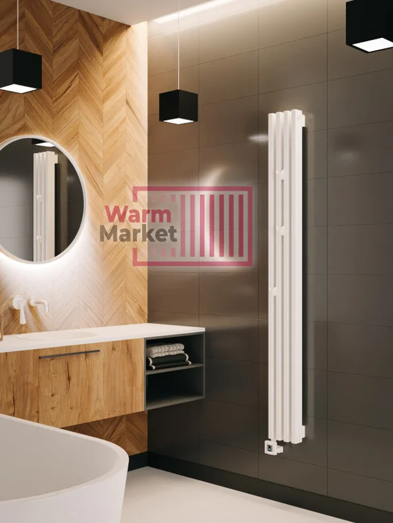 Axxinot Cardea 60х30 VE - вертикальный электрический радиатор высотой 2000 мм, 3 секции