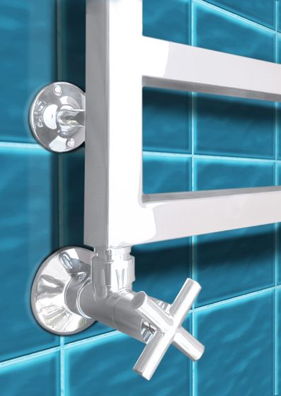 Corsica White - белый дизайн полотенцесушитель оригинальной формы