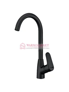 Смеситель для кухни черный Vils 5607-Bl