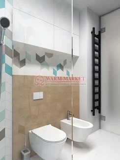 Quadro Q11 Easy - узкий электрический дизайн-полотенцесушитель из нержавеющей стали