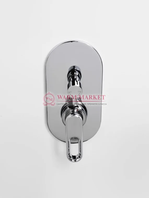 Встраиваемый комплект для душа с верхней душевой насадкой и лейкой черный A16830-Bl