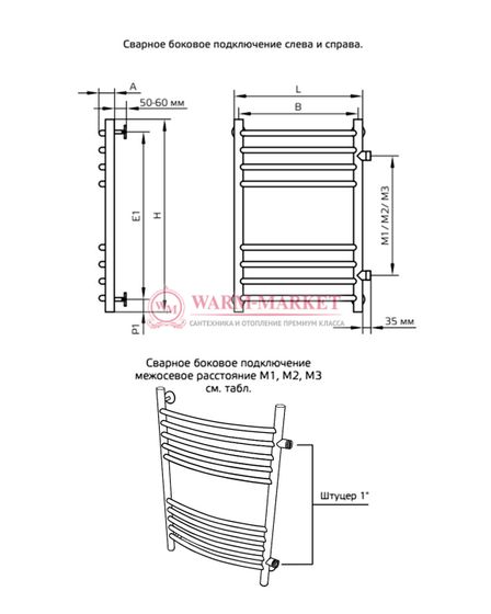 Полотенцесушитель ArtofSpace Elegance
