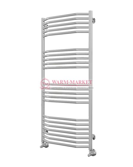 Виктория П22 - водяной полотенцесушитель, нижнее подключение, белый