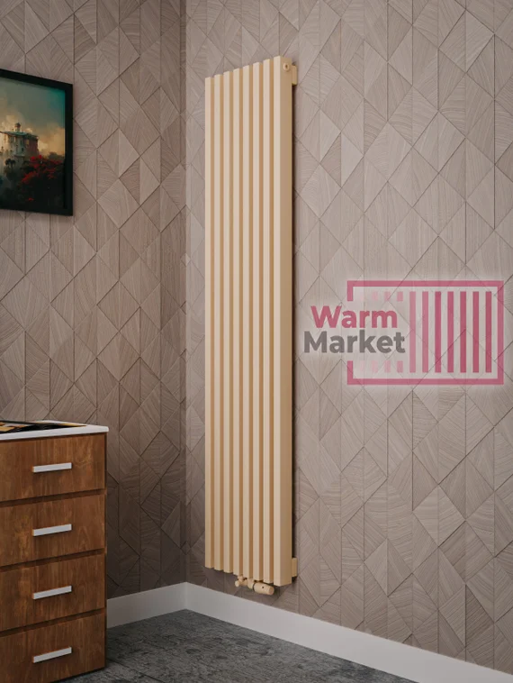 Axxinot Cardea 60х30 V - вертикальный радиатор высотой 3000 мм, нижнее левое подключение