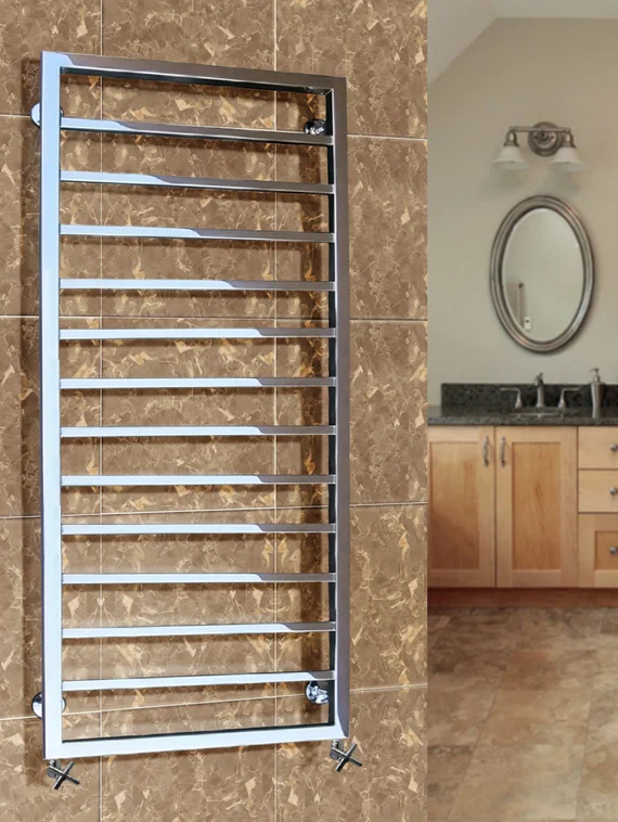 Croma - водяной дизайн полотенцесушитель с квадратным профилем