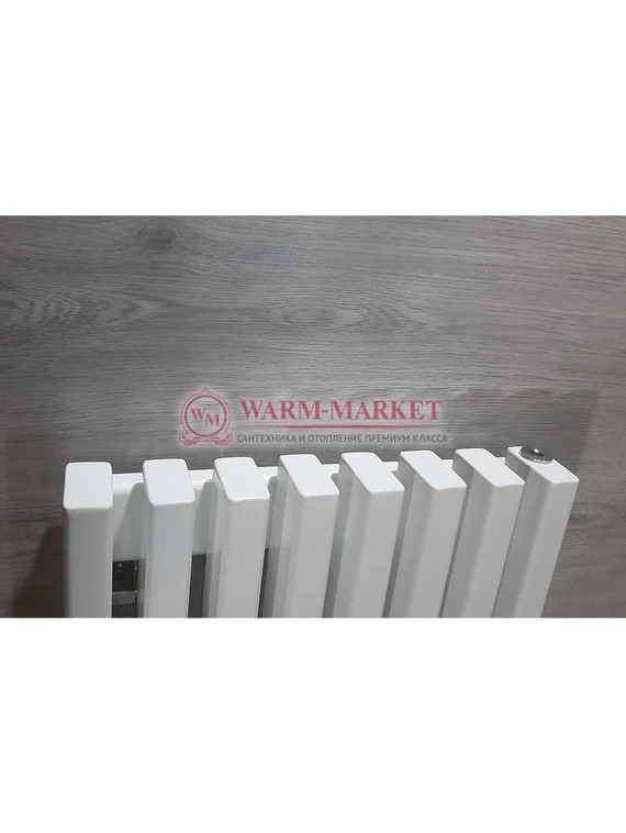 Steel V 30х60 1000 - вертикальный трубчатый дизайн-радиатор, 6 секций