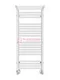 Аврора П20-2 - водяной полотенцесушитель с двумя полками, нижнее подключение, белый