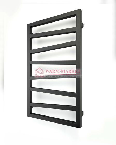 Quadro Zigzag &quot;Реплика&quot; - водяной дизайн-полотенцесушитель из нержавеющей стали