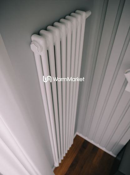 Bareng Softy 2160 - двухтрубный трубчатый радиатор высотой 1600 мм, нижнее подключение с термостатикой