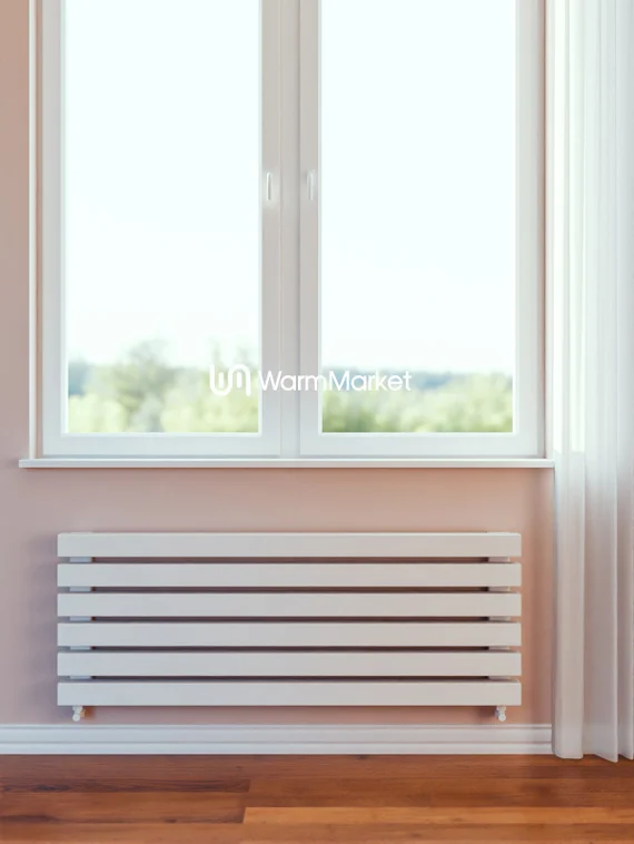 Bareng Livian Z 1750 - горизонтальный трубчатый радиатор шириной 1750 мм, нижнее разнесенное подключение