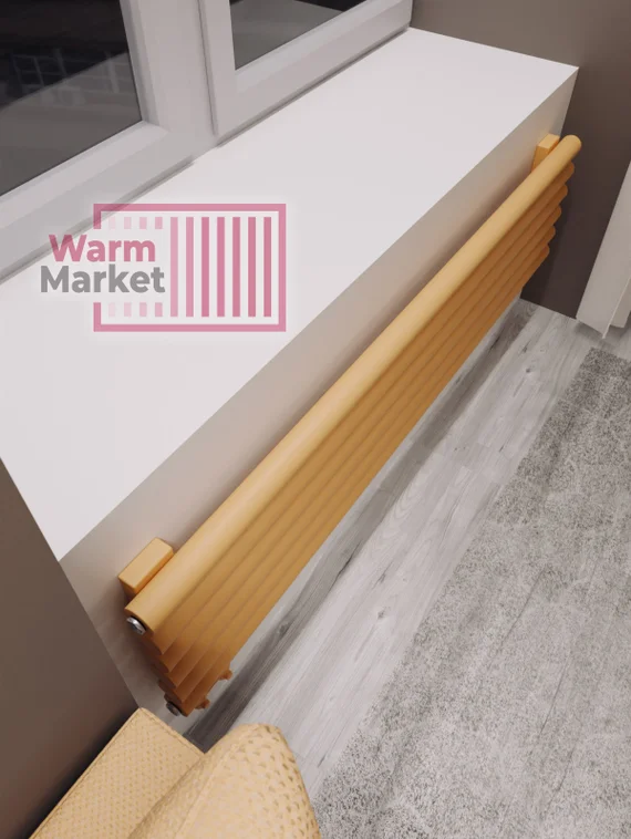 Axxinot Mono 42 Z - горизонтальный водяной радиатор шириной 1250 мм, 2 секции