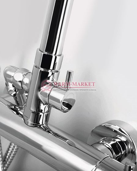 Душевой комплект с термостатическим смесителем черный A13302-Bl Thermo