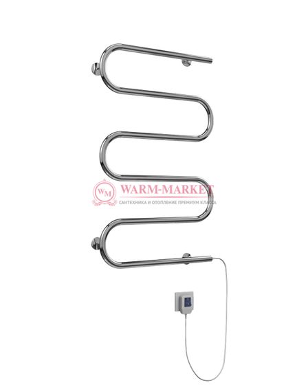 Ш-образный электрический полотенцесушитель, цвет золото