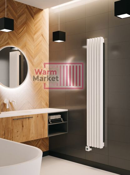 Axxinot Cardea 60х30 VE - вертикальный электрический радиатор высотой 1250 мм, 10 секций